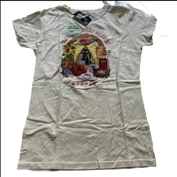 NEW Hot Topic Kiki's Delivery Service Fan Art Finalist Graphic Tee Size M - Picture 2 of 8